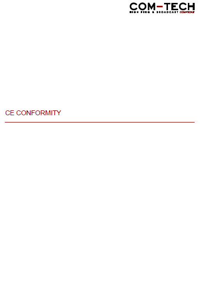 CE-Conformity