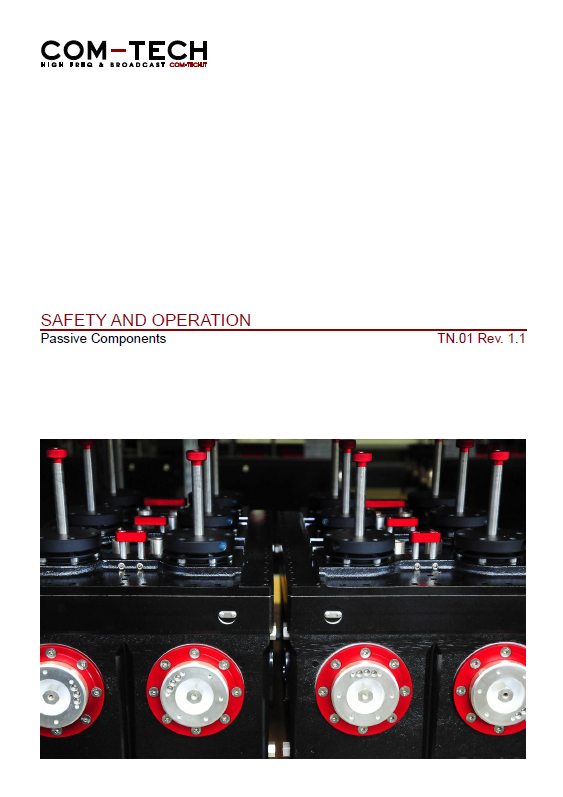 SAFETY AND OPERATION Passive Components